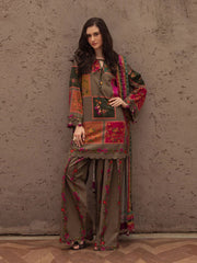 ARZO Digital Printed 3-Piece Suit – Crepe Silk (Winter Edition)
