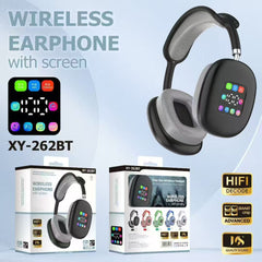 P9 Max Wireless Bluetooth Headset – Over-Ear | Digital Color Display | Ultra-Long Battery | 2025 New Model