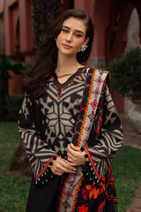 Mahnoor Stylish 3-Piece Winter Suit